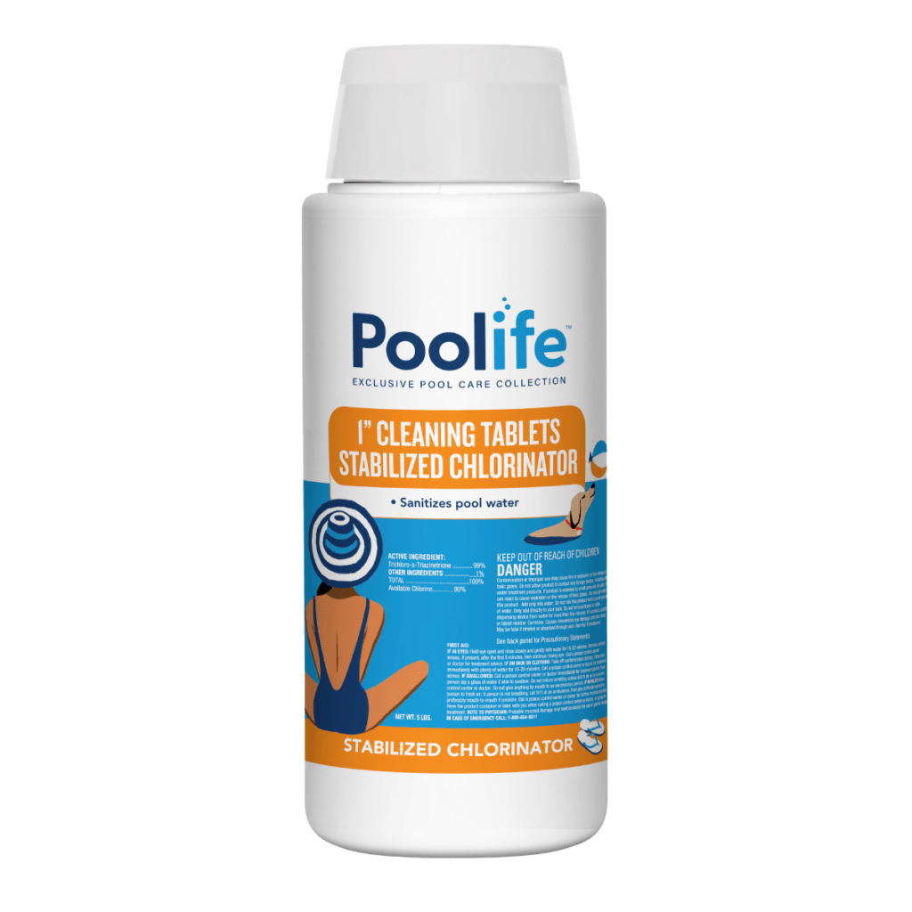 Poolife™ 1” Cleaning Tablets 1 Inch Chlorine Tablets Poolife