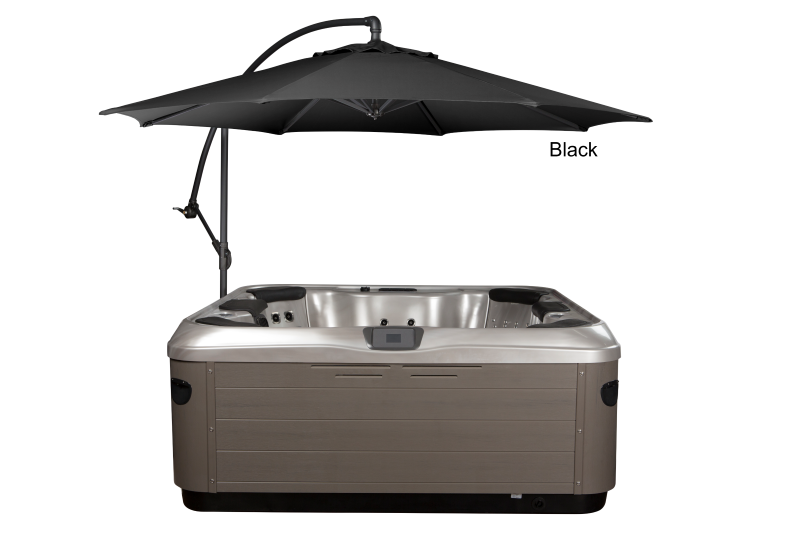 Accessories - Paradise Pools and Spas Black Spa Side Umbrella - Paradise Pools and Spas